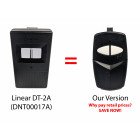 Linear DNT00017A DT-2 Compatible 310 MHz 2 Button Visor Remote Control